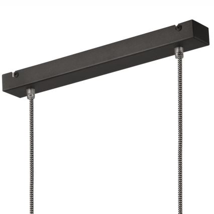 Ljuskrona med snöre LIVIA 2xE27/60W/230V