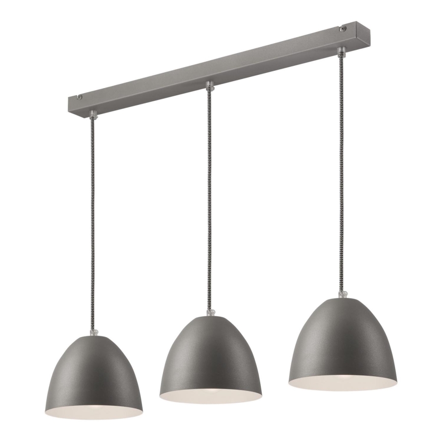 Ljuskrona med snöre LIVIA 3xE27/60W/230V