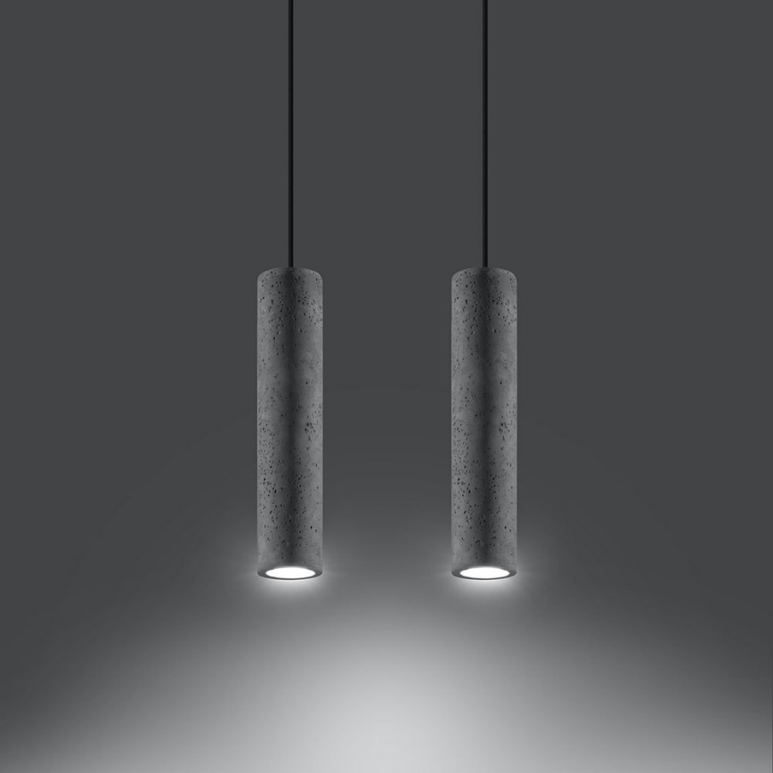 Ljuskrona med snöre LUVO 2xGU10/40W/230V