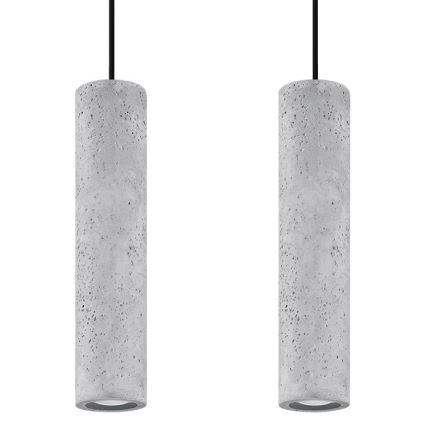 Ljuskrona med snöre LUVO 2xGU10/40W/230V
