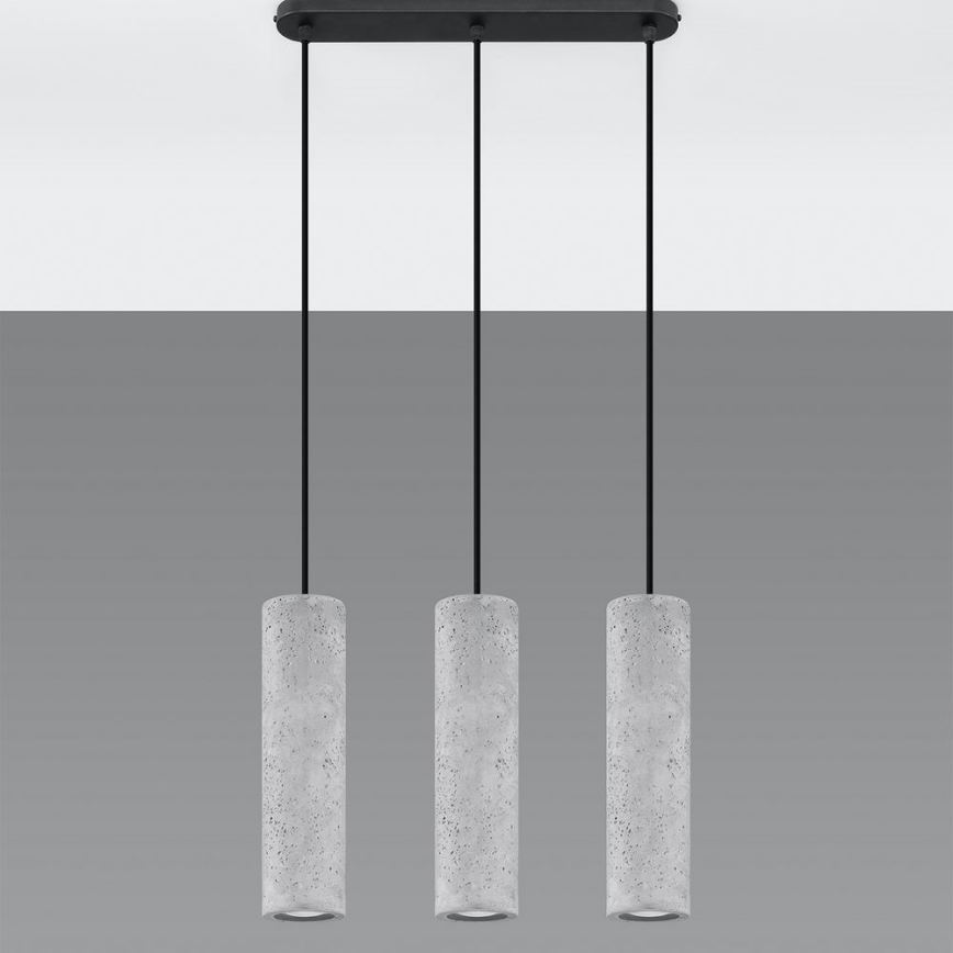 Ljuskrona med snöre LUVO 3xGU10/40W/230V