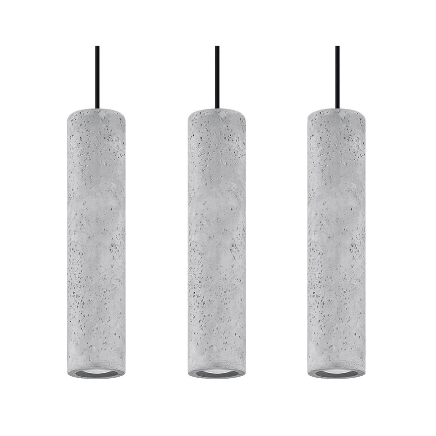 Ljuskrona med snöre LUVO 3xGU10/40W/230V