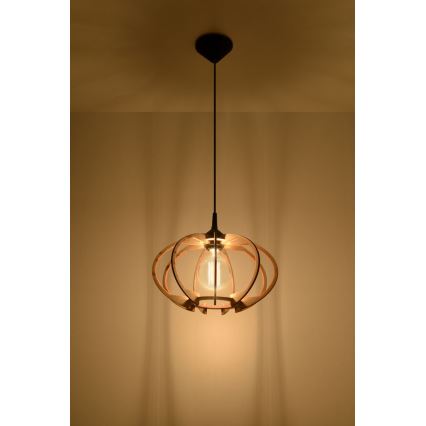Ljuskrona med snöre MANDELINO 1xE27/60W/230V