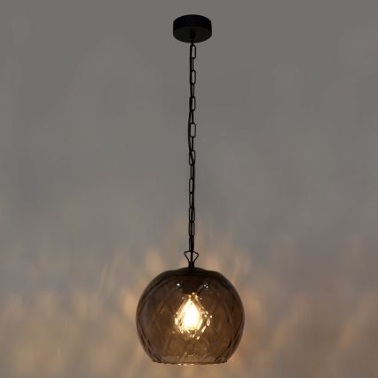 Ljuskrona med snöre MARILLA 1xE27/15W/230V