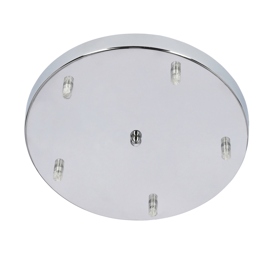 Ljuskrona med snöre MARINA 5xE27/60W/230V krom