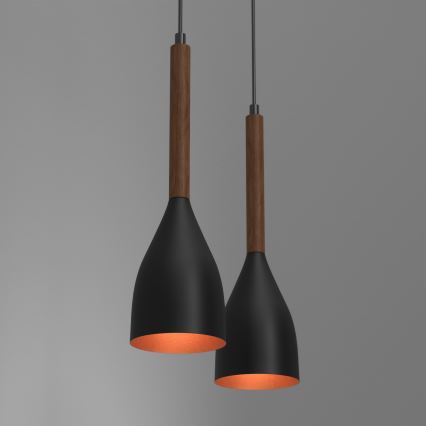 Ljuskrona med snöre MUZA 2xE27/60W/230V
