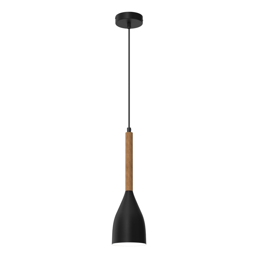 Ljuskrona med snöre MUZA NEW 1xE27/60W/230V svart