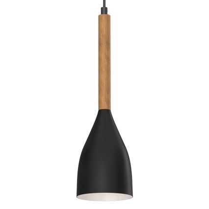 Ljuskrona med snöre MUZA NEW 3xE27/60W/230V svart