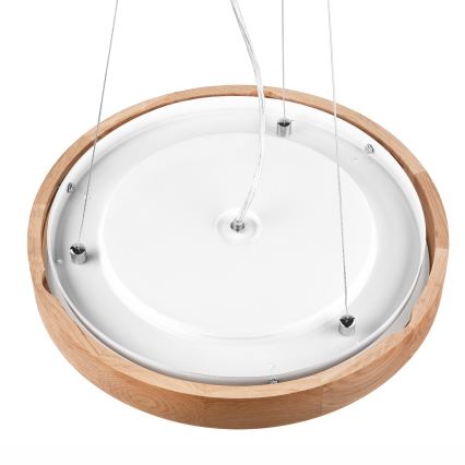 Ljuskrona med snöre OAK SLIM 2xE27/60W/230V ø 37 cm ek