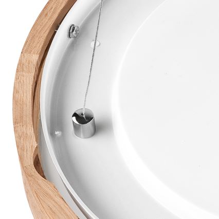 Ljuskrona med snöre OAK SLIM 2xE27/60W/230V ø 37 cm ek