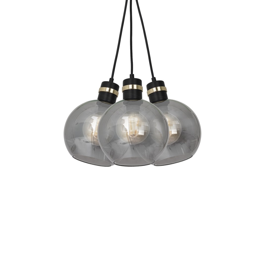 Ljuskrona med snöre OMEGA 3xE27/60W/230V