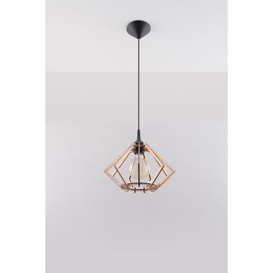 Ljuskrona med snöre POMPELMO 1xE27/60W/230V