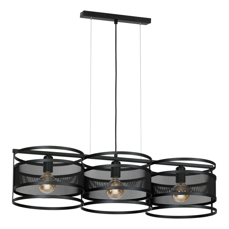 Ljuskrona med snöre RIM 3xE27/60W/230V