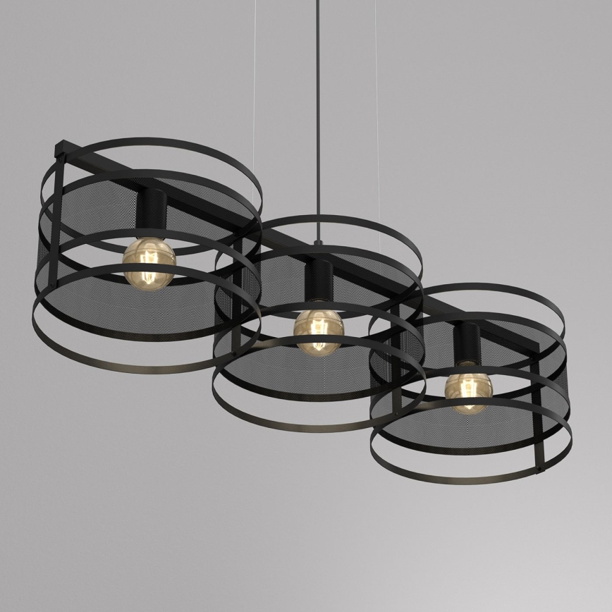 Ljuskrona med snöre RIM 3xE27/60W/230V