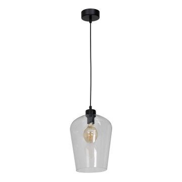 Ljuskrona med snöre SANTIAGO 1xE27/60W/230V klar