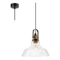 Ljuskrona med snöre SINGLE 1xE27/60W/230V