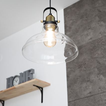 Ljuskrona med snöre SINGLE 1xE27/60W/230V