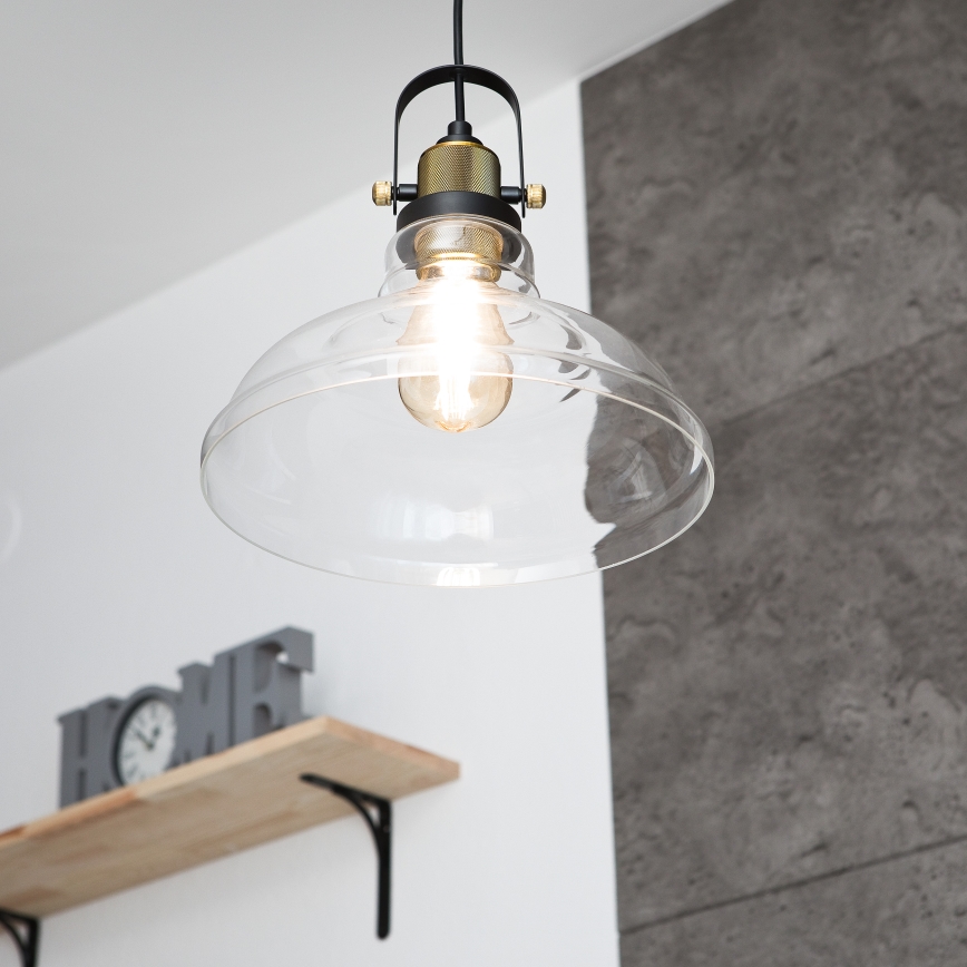 Ljuskrona med snöre SINGLE 1xE27/60W/230V