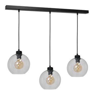 Ljuskrona med snöre SOFIA 3xE27/60W/230V klar