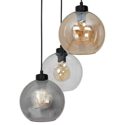 Ljuskrona med snöre SOFIA 3xE27/60W/230V mix