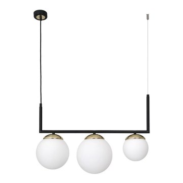 Ljuskrona med snöre SPARTA 3xE14/40W/230V