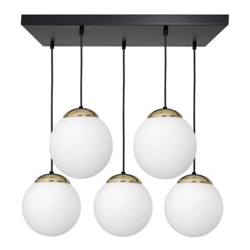 Ljuskrona med snöre SPARTA 5xE14/40W/230V