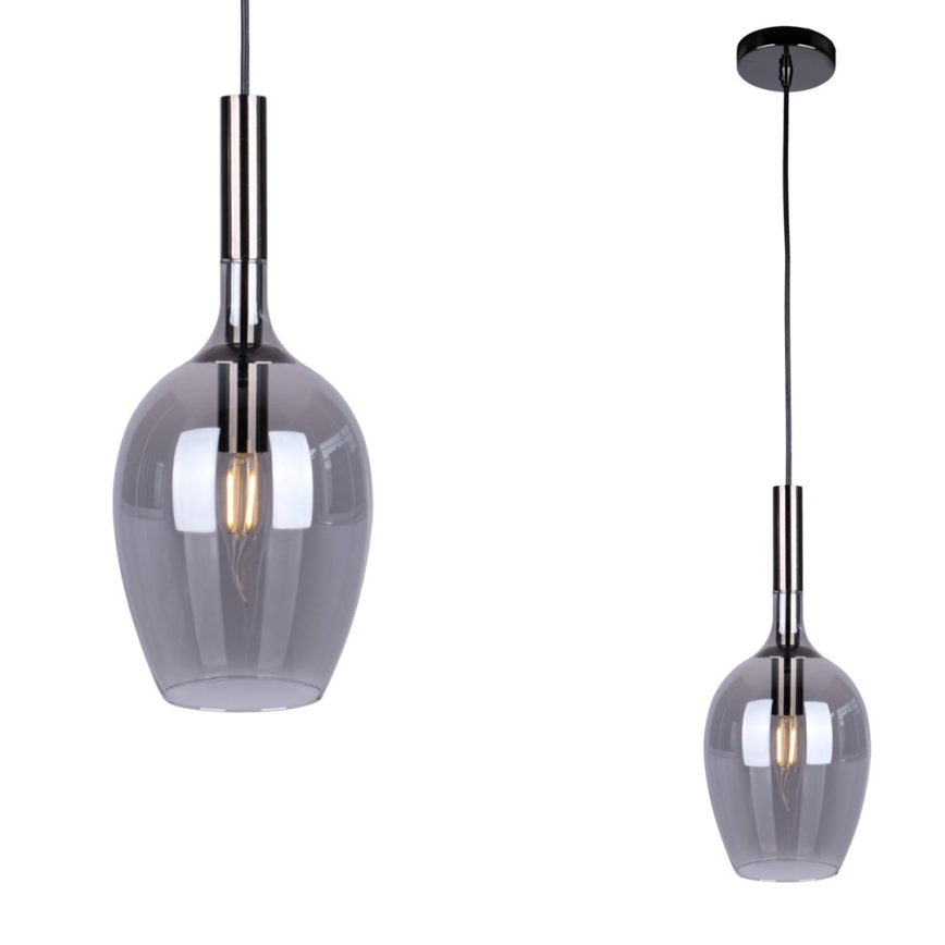 Ljuskrona med snöre TANGO 1xE14/40W/230V svart