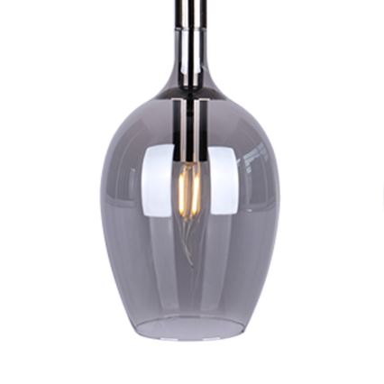 Ljuskrona med snöre TANGO 3xE14/40W/230V svart