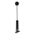 Ljuskrona med snöre TUBEA 1xGU10/50W/230V svart