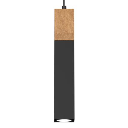 Ljuskrona med snöre TULUM 3xGU10/60W/230V svart