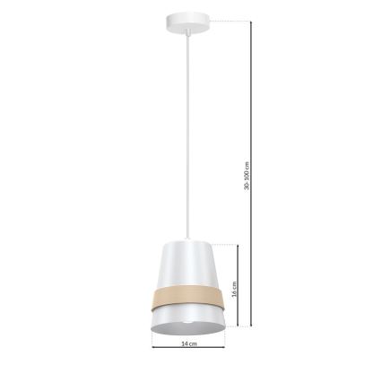 Ljuskrona med snöre VENEZIA 1xE27/60W/230V