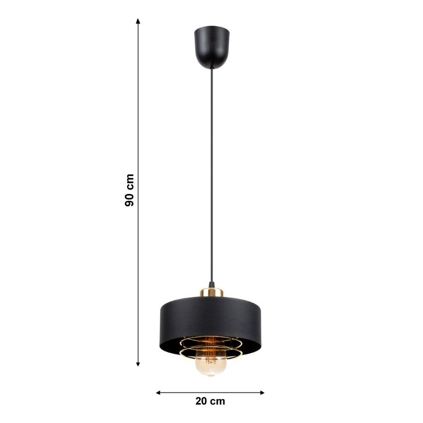 Ljuskrona med snöre VEST 1xE27/60W/230V