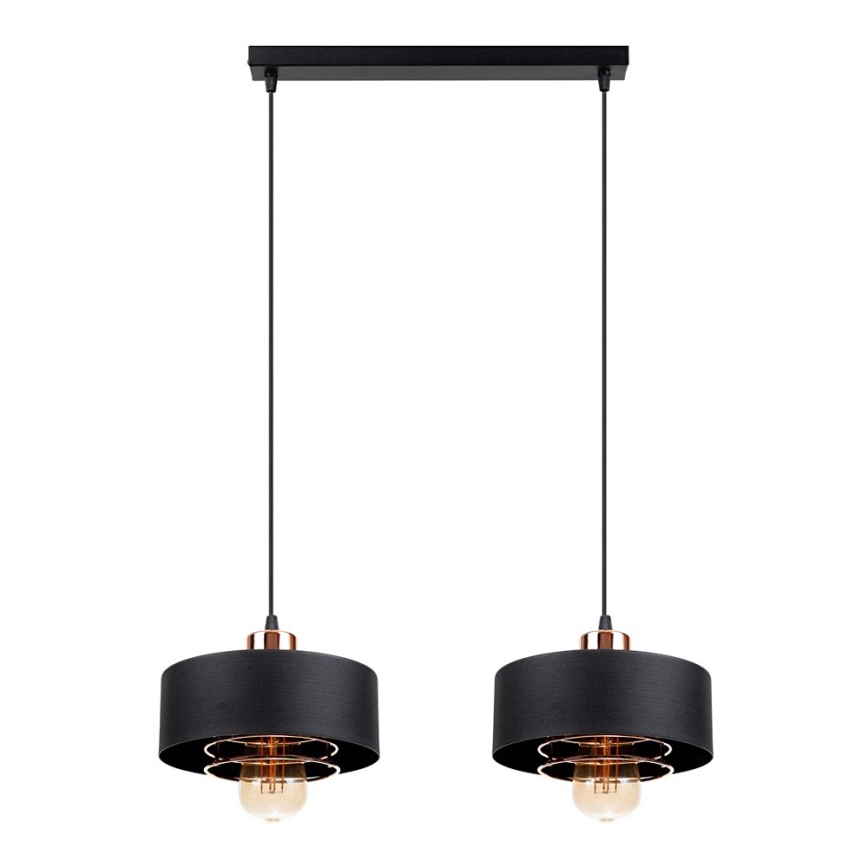 Ljuskrona med snöre VEST 2xE27/60W/230V
