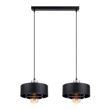 Ljuskrona med snöre VEST 2xE27/60W/230V