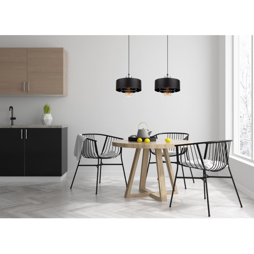 Ljuskrona med snöre VEST 2xE27/60W/230V