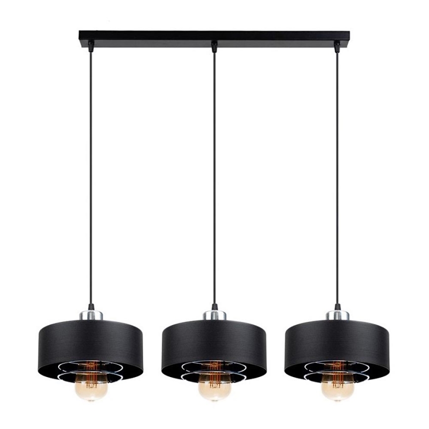 Ljuskrona med snöre VEST 3xE27/60W/230V