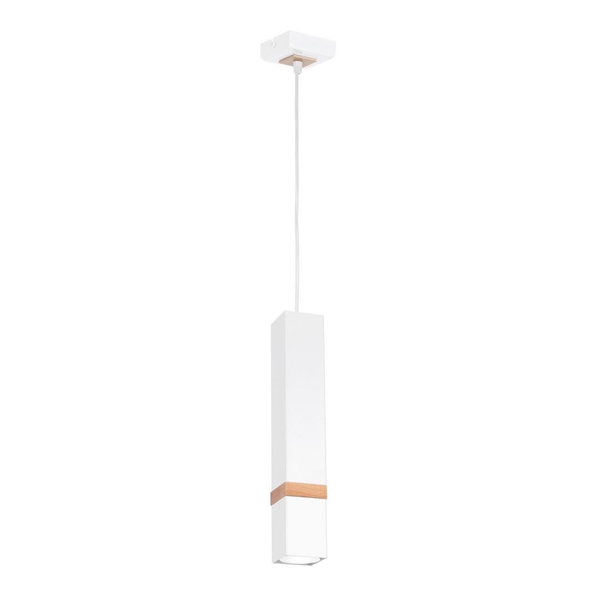 Ljuskrona med snöre VIDAR 1xGU10/25W/230V vit