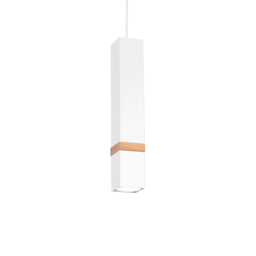 Ljuskrona med snöre VIDAR 1xGU10/25W/230V vit