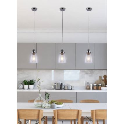 Ljuskrona med snöre VOICE 1xE27/40W/230V