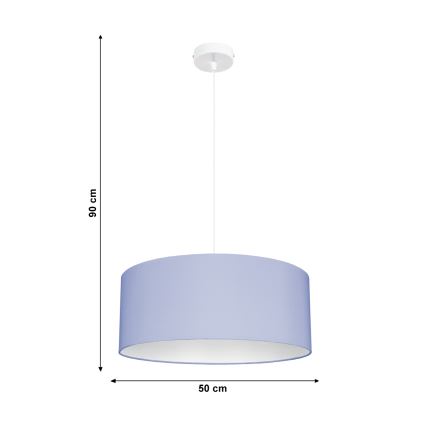 Ljuskrona med snöre WERT 1xE27/60W/230V grön