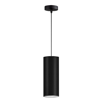 Ljuskrona med snöre ZIK 1xE27/40W/230V d. 10 cm svart