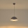 Ljuskrona med textilsladd 1xE27/15W/230V blå