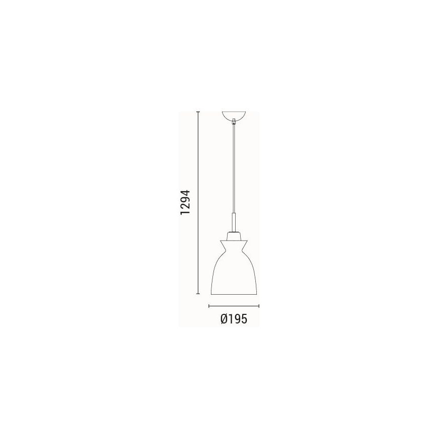 Ljuskrona med textilsladd 1xE27/15W/230V grön diameter 19,5 cm