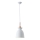 Ljuskrona med textilsladd 1xE27/15W/230V vit diameter 19,5 cm