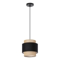 Ljuskrona med textilsladd 1xE27/60W/230V beige