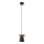 Ljuskrona med textilsladd 1xE27/60W/230V diameter 11,5 cm
