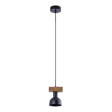 Ljuskrona med textilsladd 1xE27/60W/230V diameter 11 cm