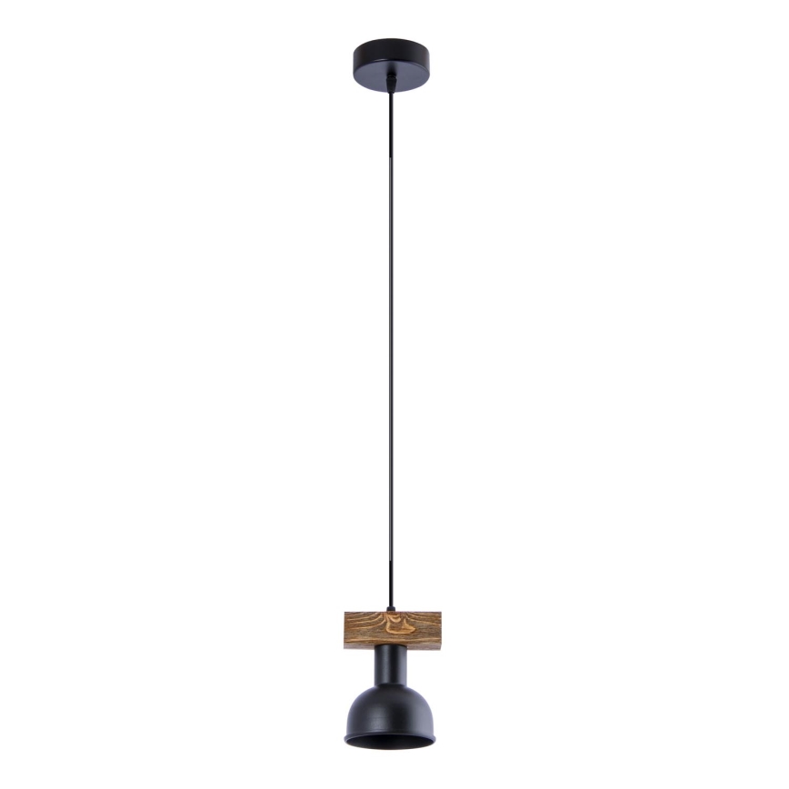 Ljuskrona med textilsladd 1xE27/60W/230V diameter 11 cm