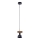 Ljuskrona med textilsladd 1xE27/60W/230V diameter 11 cm