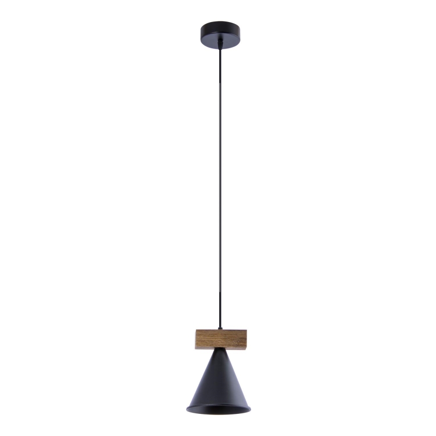 Ljuskrona med textilsladd 1xE27/60W/230V diameter 15 cm